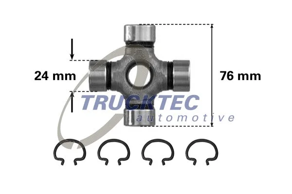 Joint, arbre de transmission TRUCKTEC AUTOMOTIVE 02.34.004