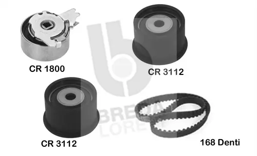 Kit de courroie crantée BREDA LORETT KCD0369