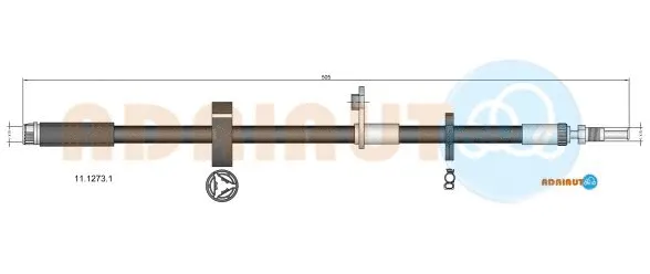 Flexible de frein ADRIAUTO 11.1273.1