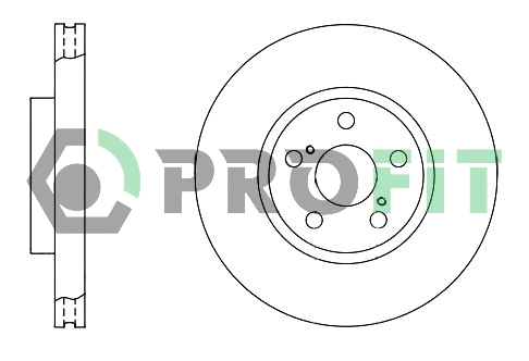 Disque de frein PROFIT 5010-1508