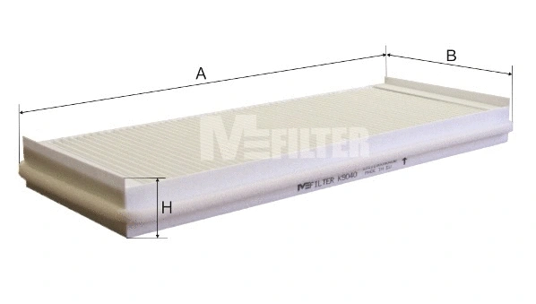 Filtre, air de l'habitacle MFILTER K 9040