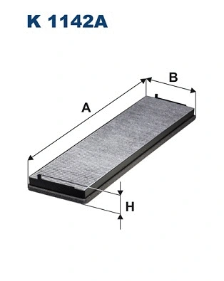 Filtre, air de l'habitacle FILTRON K 1142A