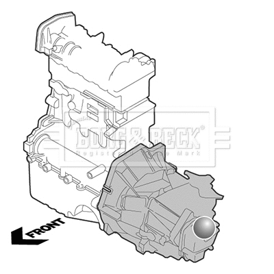 Support moteur BORG & BECK BEM3121