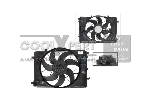 Ventilateur, refroidissement du moteur BBR Automotive 001-10-30044