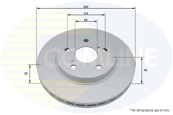 Disque de frein COMLINE ADC5092V