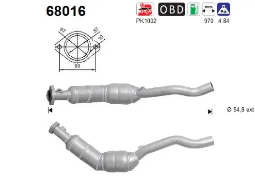Catalyseur AS 68016