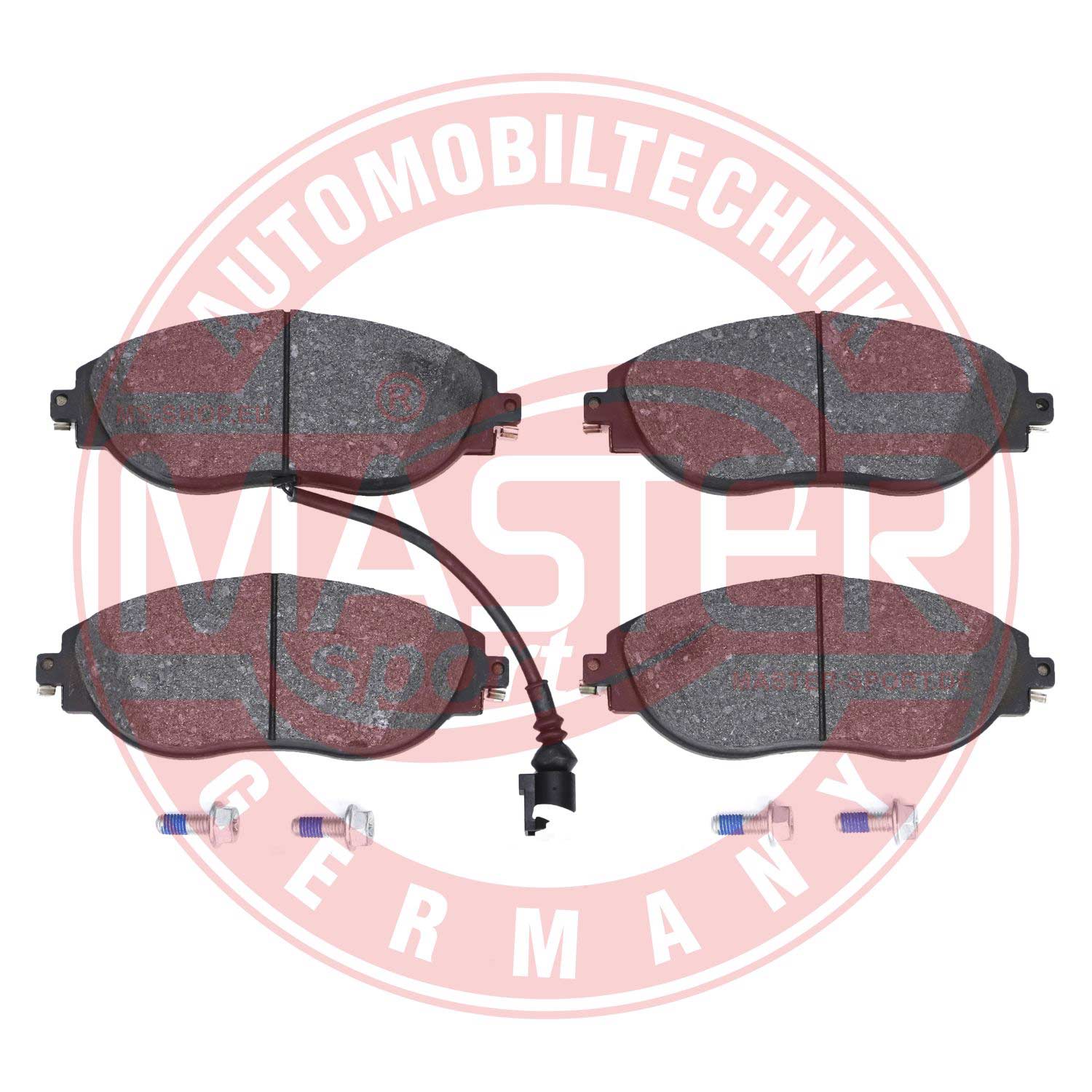 Kit de plaquettes de frein, frein à disque MASTER-SPORT GERMANY 13046027642N-SET-MS