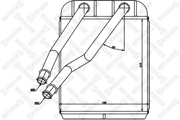 Système de chauffage STELLOX 10-35205-SX