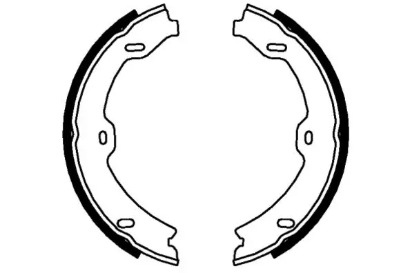 Jeu de mâchoires de frein, frein de stationnement E.T.F. 09-0658
