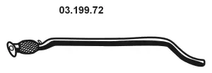 Tuyau d'échappement EBERSPÄCHER 03.199.72