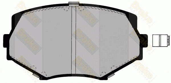 Kit de plaquettes de frein, frein à disque Brake ENGINEERING PA1327