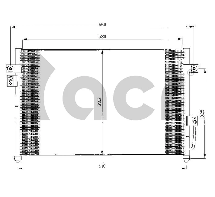 Condenseur, climatisation ACR 300473