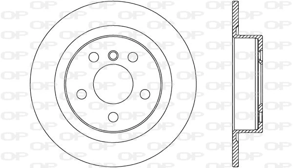Disque de frein OPEN PARTS BDR2763.20