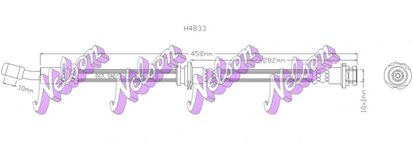 Flexible de frein KAWE H4833