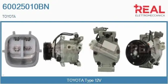 Compresseur, climatisation REAL 60025010BN