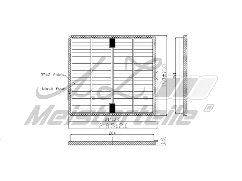 Filtre, air de l'habitacle A.Z. Meisterteile AZMT-41-010-1488