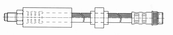 Flexible de frein CEF 511536