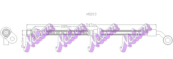 Flexible de frein KAWE H5213
