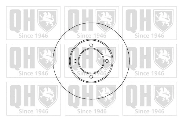 Disque de frein QUINTON HAZELL BDC3761