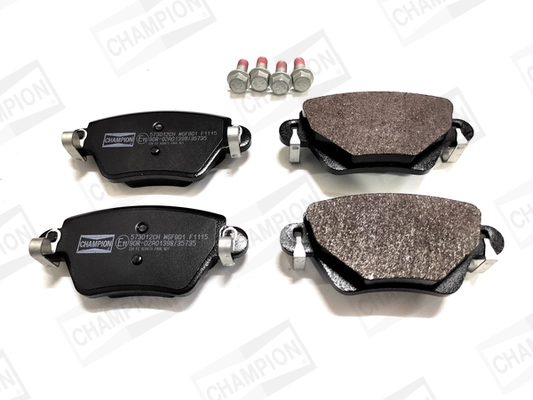 Kit de plaquettes de frein, frein à disque CHAMPION 573012CH