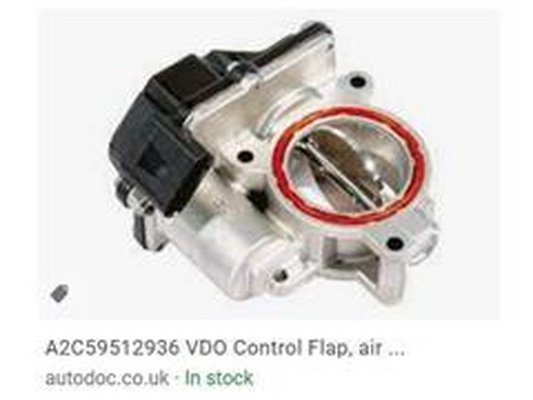 Papillon de distribution, alimentation d'air ZPY 057128063D