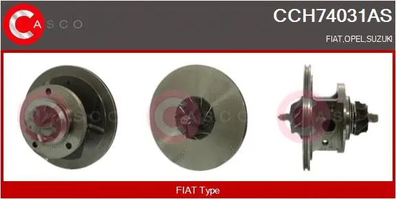 Groupe carter, turbocompresseur CASCO CCH74031AS
