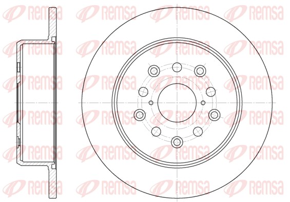 Disque de frein REMSA 6752.00