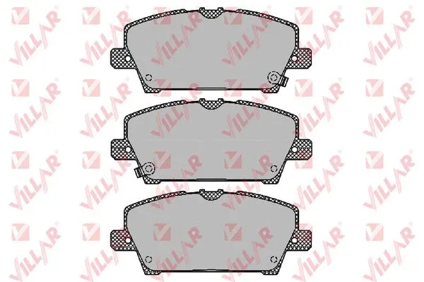 Kit de plaquettes de frein, frein à disque VILLAR 626.1317
