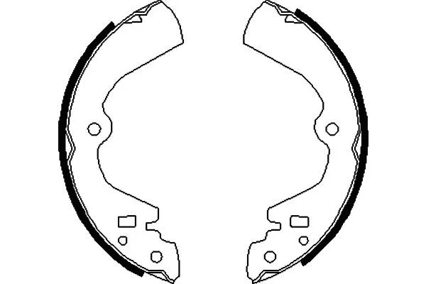 Jeu de mâchoires de frein KAVO PARTS KBS-7431