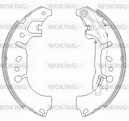 Mâchoire de frein WOKING Z4446.00