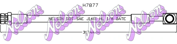 Flexible de frein KAWE H7877