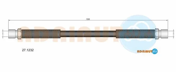 Flexible de frein ADRIAUTO 27.1232
