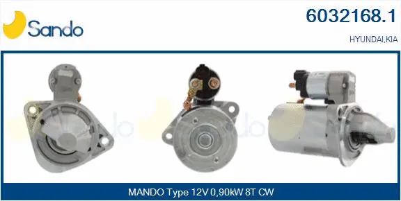 Démarreur SANDO 6032168.1