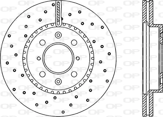 Disque de frein OPEN PARTS BDRS2233.25