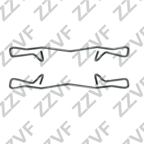 Kit d'accessoires, plaquette de frein à disque ZZVF ZVCER243