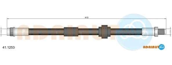 Flexible de frein ADRIAUTO 41.1253
