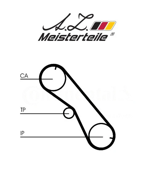 Kit de courroie crantée A.Z. Meisterteile AZMT-30-058-2353