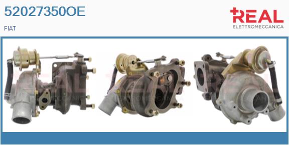 Turbocompresseur, suralimentation REAL 52027350OE