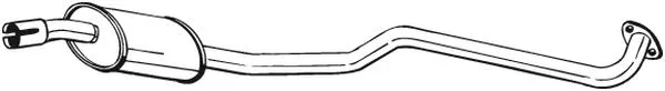 Silencieux central BOSAL 282-829