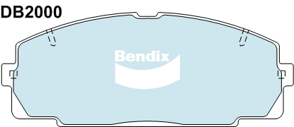 Kit de plaquettes de frein, frein à disque BENDIX-SEA DB2000 MKT