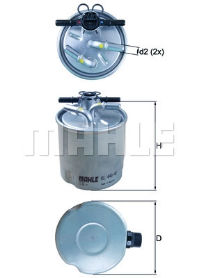 Filtre à carburant WILMINK GROUP WG2325960