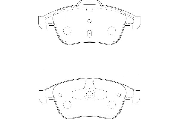 Kit de plaquettes de frein, frein à disque Omnicraft 2135006