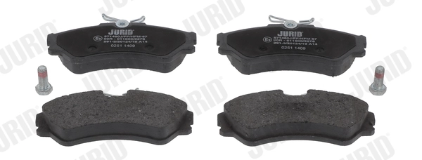 Kit de plaquettes de frein, frein à disque JURID 571460J