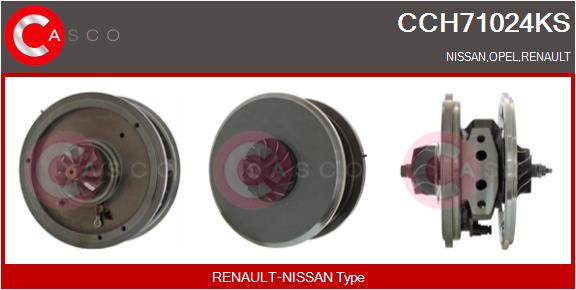 Groupe carter, turbocompresseur CASCO CCH71024KS