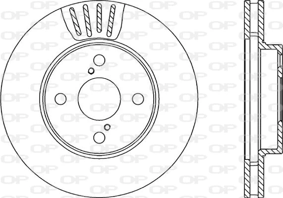 Disque de frein OPEN PARTS BDA2292.20