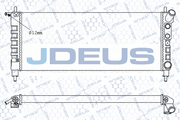 Radiateur, refroidissement du moteur JDEUS M-020026A