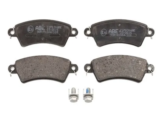 Kit de plaquettes de frein, frein à disque ABE C1P030ABE