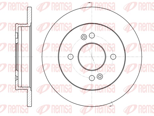 Disque de frein REMSA 6991.00
