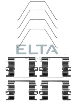 Kit d'accessoires, plaquette de frein à disque ELTA AUTOMOTIVE EA8929