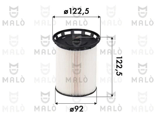 Filtre à carburant AKRON-MALÒ 1520260